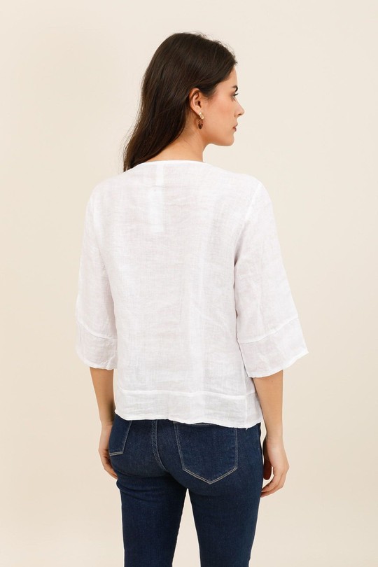 Blouses Femme Blanc JD FASHION,NEWS LADY. 12266D Efashion Paris