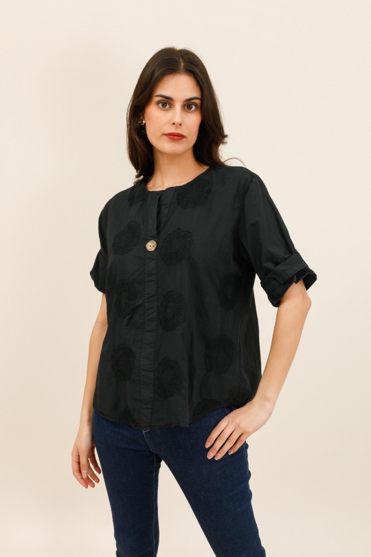 Blouses Femme Noir JD FASHION,NEWS LADY. 0556 Efashion Paris