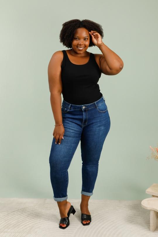 Jeans Femme Bleu YES BON SM1091 Efashion Paris