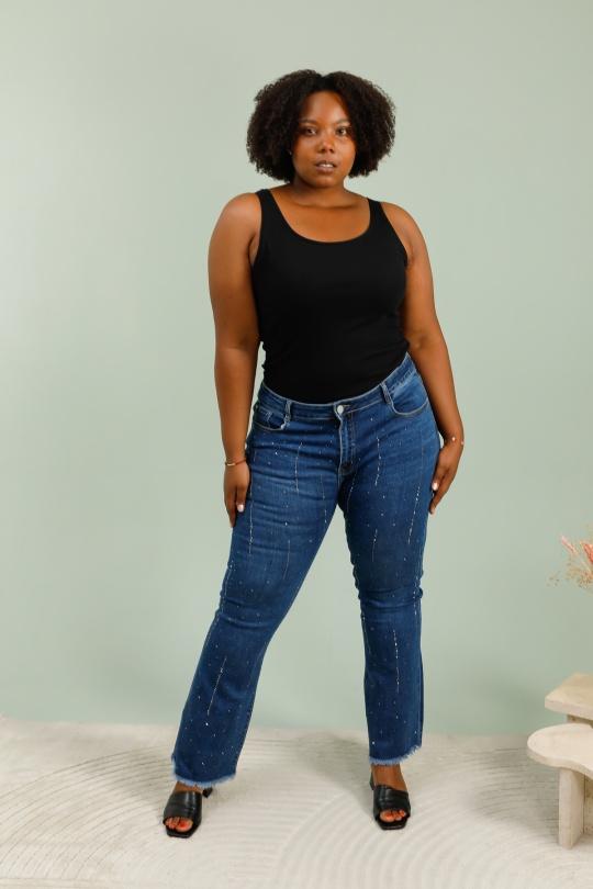 Jeans Femme Bleu YES BON SM1084 Efashion Paris