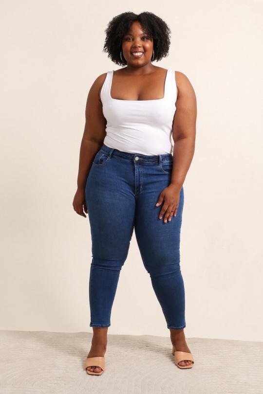 Jeans Femme Bleu YES BON SM1086 Efashion Paris