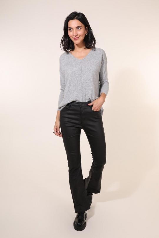 Trousers Women Black YES BON SKW5073 Efashion Paris