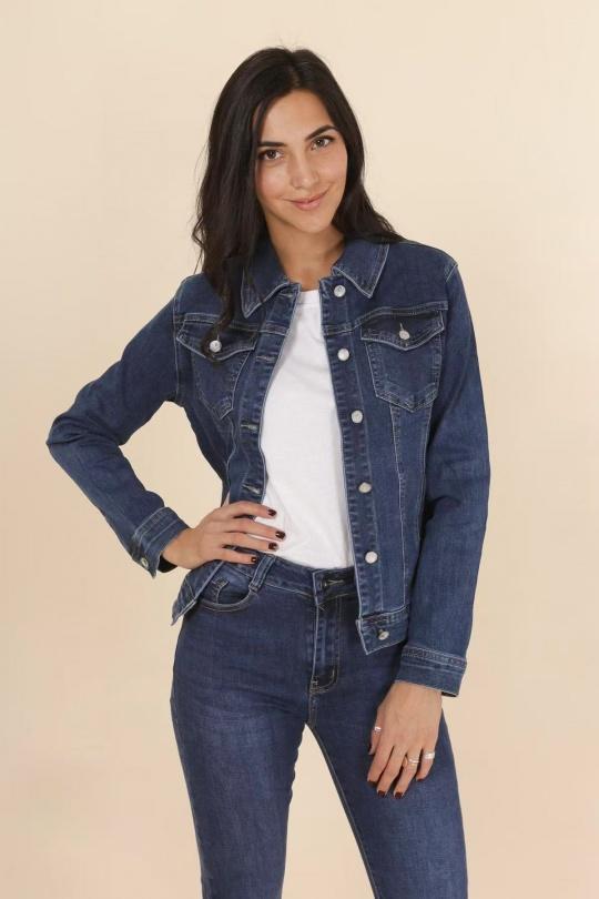 Giacche Donna Blue YES BON DM1043 Efashion Paris