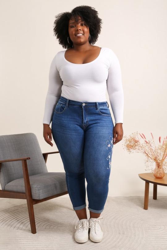 Jeans Donna Blue YES BON SM2137 Efashion Paris