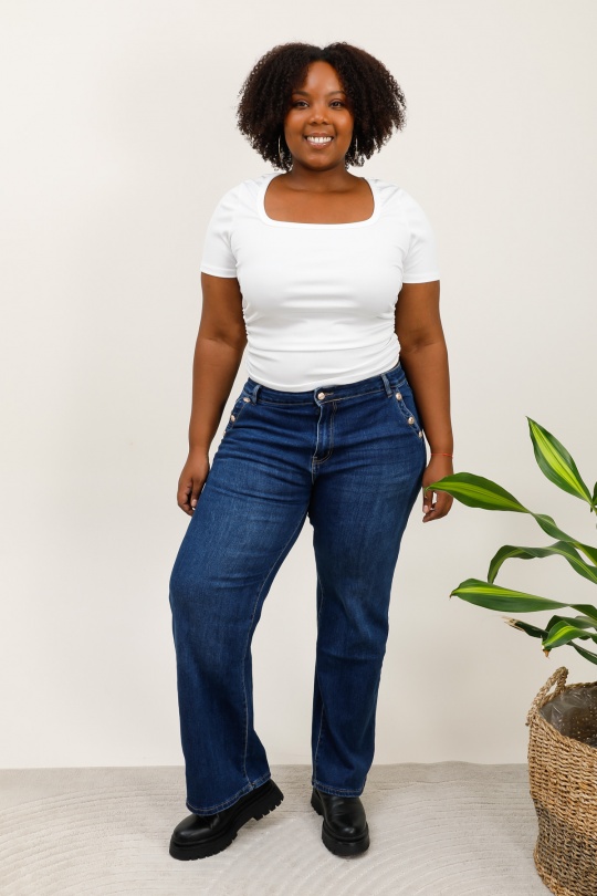 Jeans Women Blue YES BON SM2103 Efashion Paris