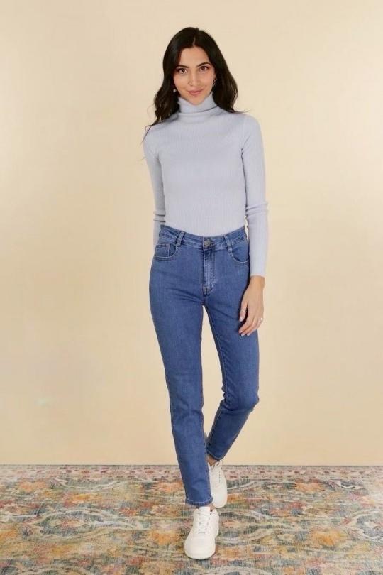 Vaqueros Mujer Blue YES BON SV208-3 Efashion Paris
