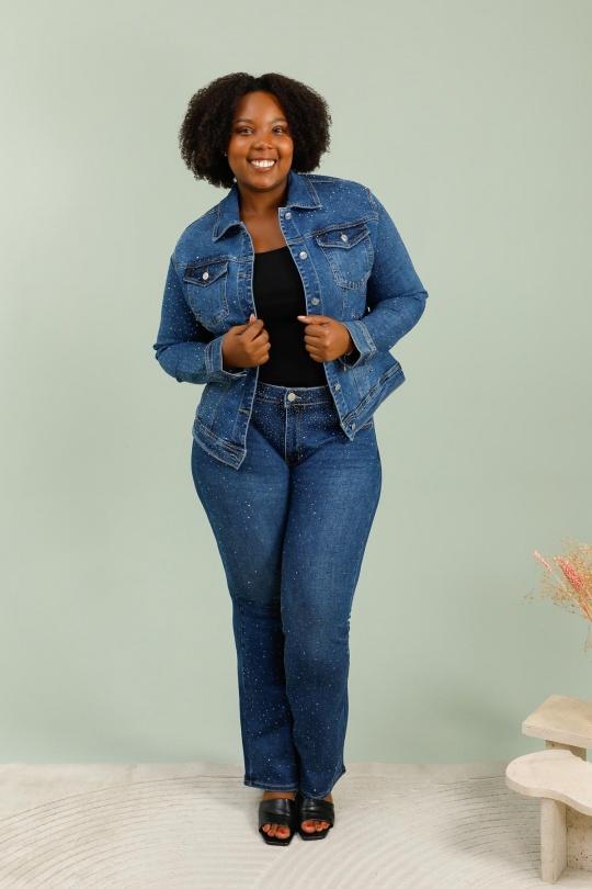 Jackets Women Blue YES BON DM1042-1 Efashion Paris
