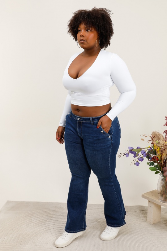 Jeans Femme Bleu YES BON SF5118 Efashion Paris