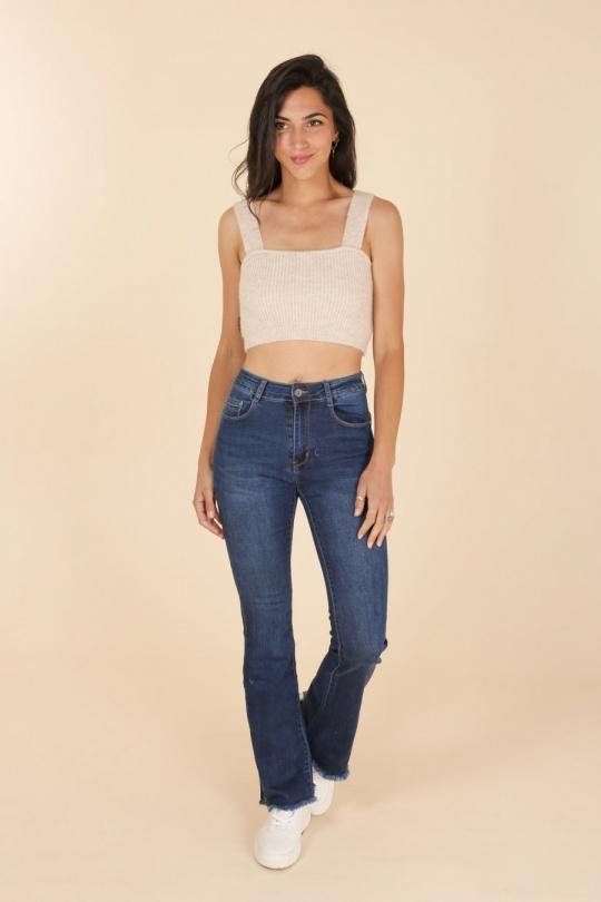 Jeans Femme Bleu YES BON SKM2214-1 Efashion Paris