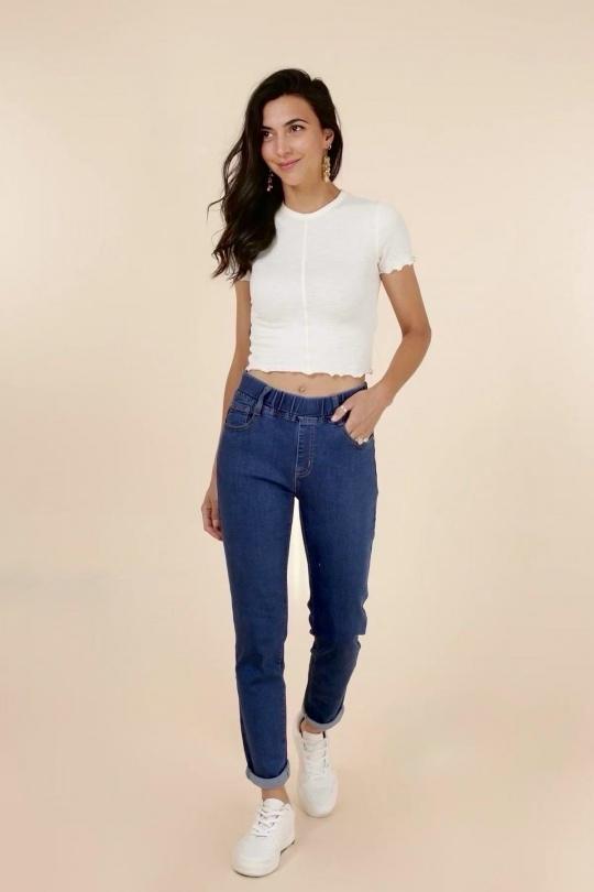 Jeans Donna Blue YES BON SV400-1 Efashion Paris