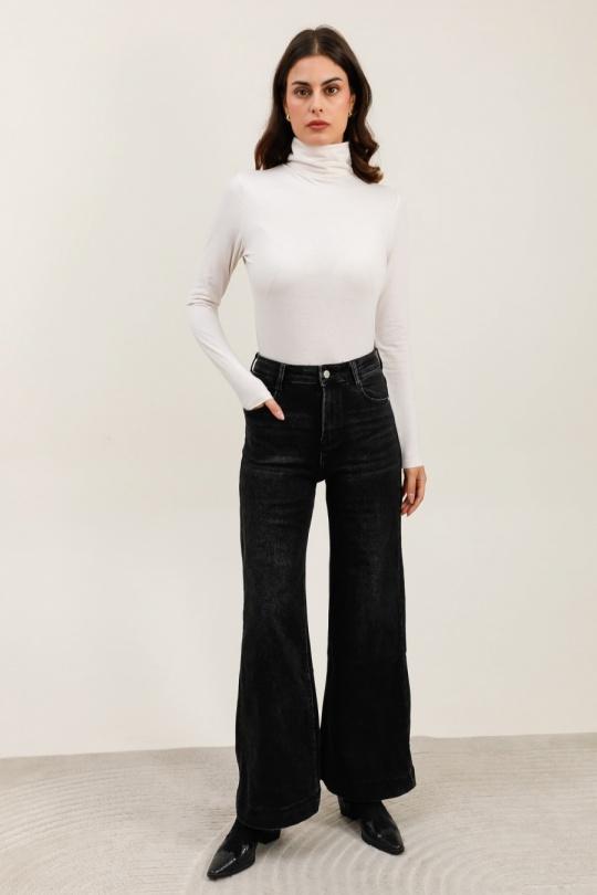 Jeans Women Dark grey YES BON SKJ974-4 Efashion Paris