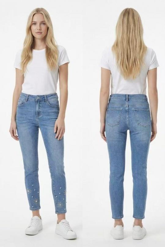 Jeans Femme Bleu YES BON SA104 Efashion Paris