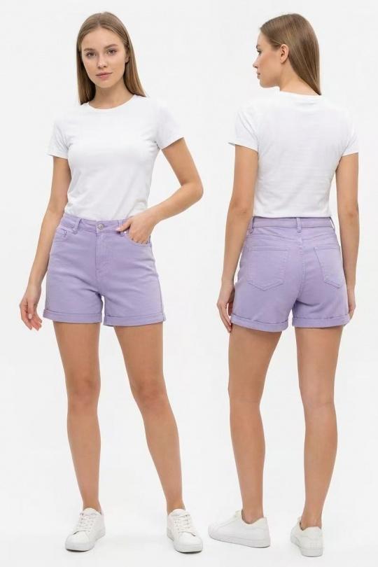 Shorts Femme Lilas YES BON ZJ934-10 Efashion Paris