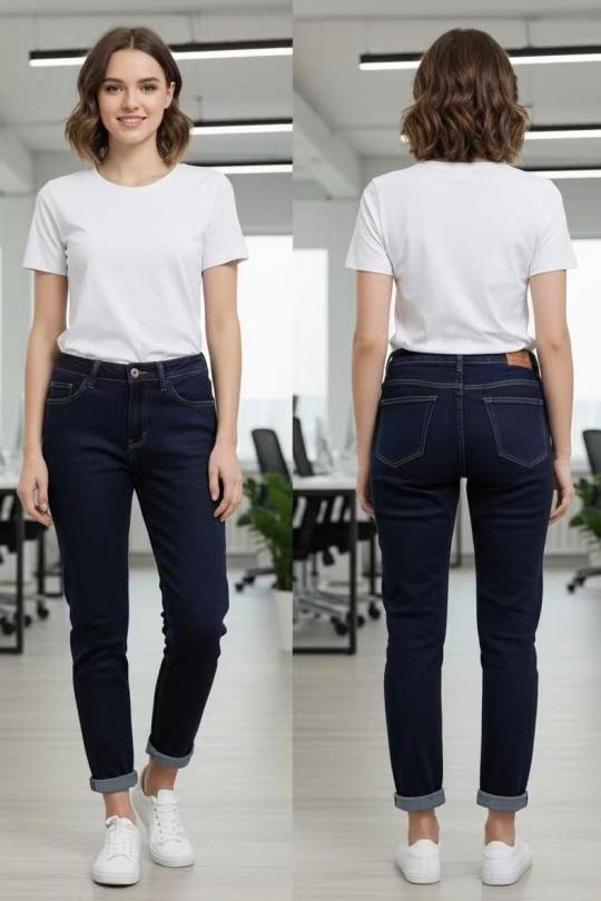 Jeans Women Blue YES BON SKM2259 Efashion Paris