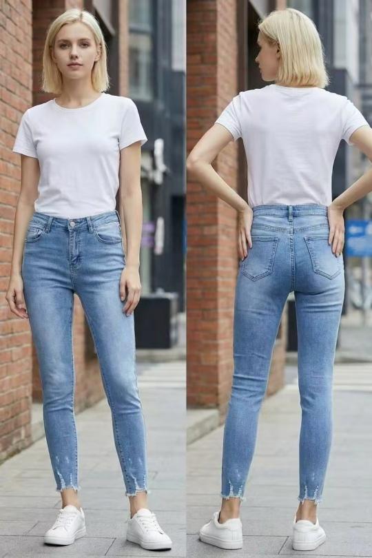 Jeans Women Blue YES BON SKV498 Efashion Paris