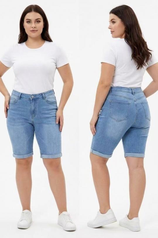 Shorts Femme Bleu YES BON SV485 Efashion Paris