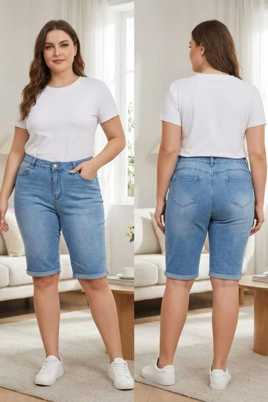 Shorts Femme Bleu YES BON SV486 Efashion Paris