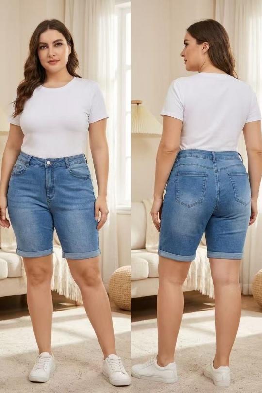 Shorts Femme Bleu YES BON SV495 Efashion Paris