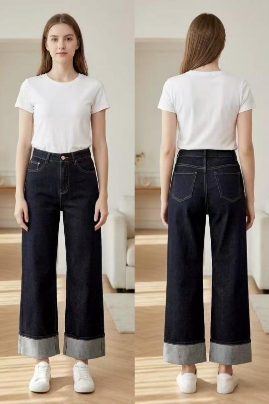 Jeans Femme Noir YES BON ZN097 Efashion Paris