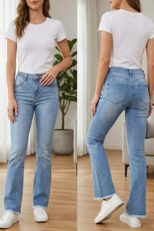 Jeans Donna Blue YES BON SM2214-3A Efashion Paris