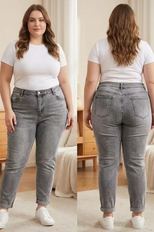 Jeans Donna Grey YES BON SN026-3 Efashion Paris