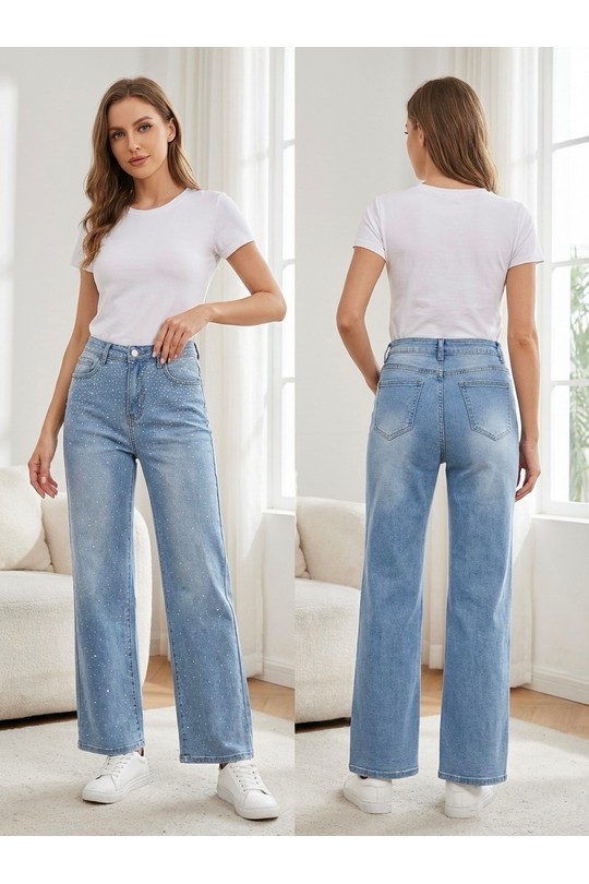 Jeans Femme Bleu YES BON SM2295-H Efashion Paris