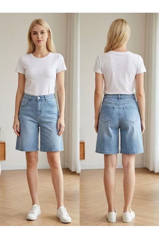 Shorts Femme Bleu YES BON ZN072-2 Efashion Paris