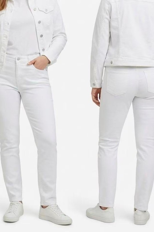 Jeans Femme Blanc YES BON SKJ933-14 Efashion Paris