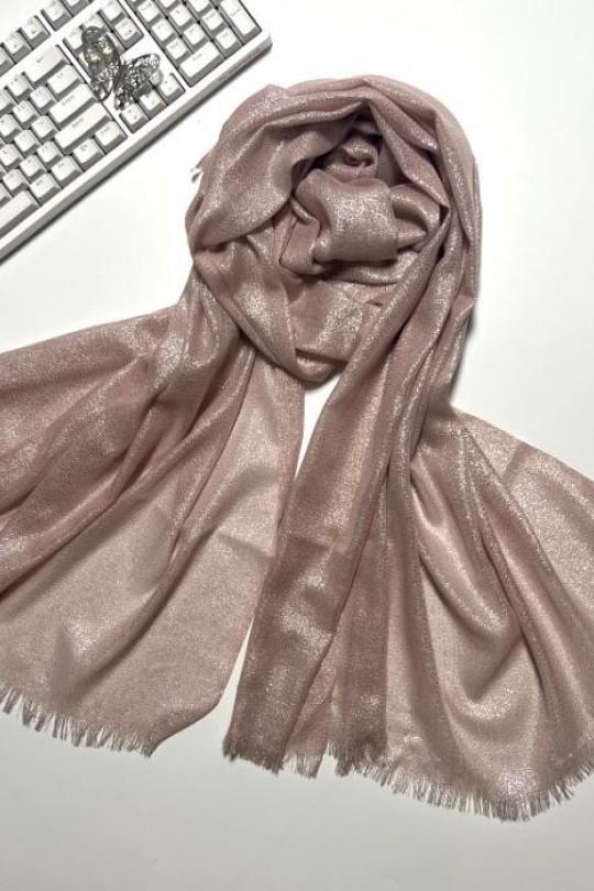 Écharpes Accessoires Champagne VS PLUS QY2410 Efashion Paris