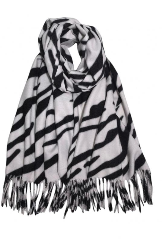 Scarves Accessories Black/white VS PLUS YJ4303 Efashion Paris