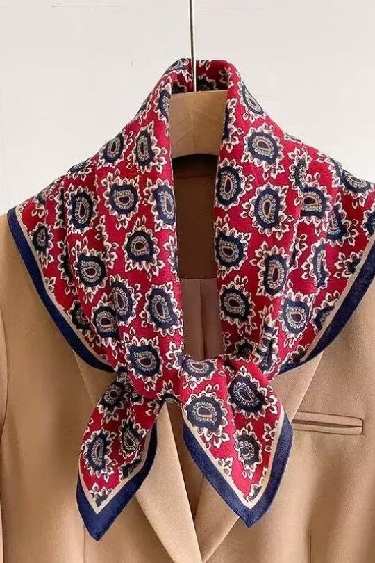 Foulards Accessories Dark red VS PLUS TS1001 Efashion Paris