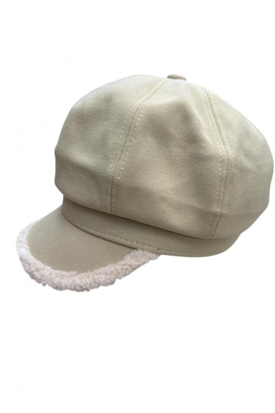Caps Accessories Beige VS PLUS JJ51227 Efashion Paris