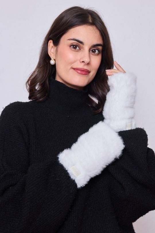 Gants Accessoires Blanc VS PLUS HX54188 Efashion Paris