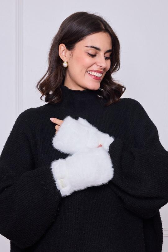 Gants Accessoires Blanc VS PLUS HX54188 Efashion Paris