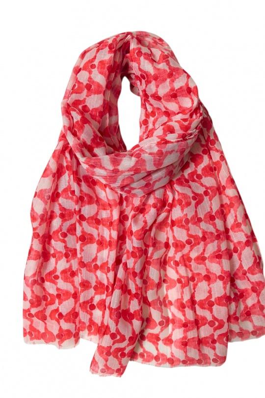 Écharpes Accessoires Rouge VS PLUS RS63207 Efashion Paris