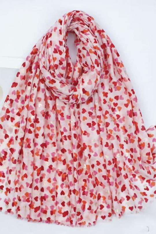 Écharpes Accessoires Rouge VS PLUS JQ96245 Efashion Paris