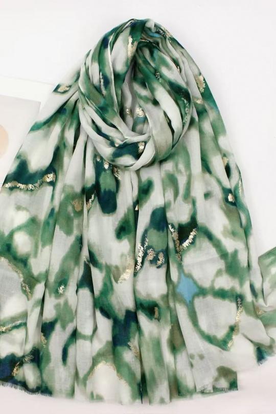 Écharpes Accessoires Vert clair VS PLUS JQ106245 Efashion Paris