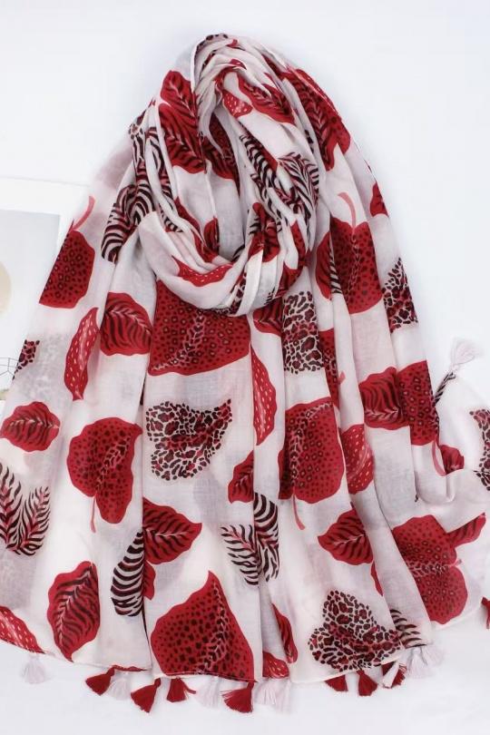 Écharpes Accessoires Rouge VS PLUS JQ46225 Efashion Paris