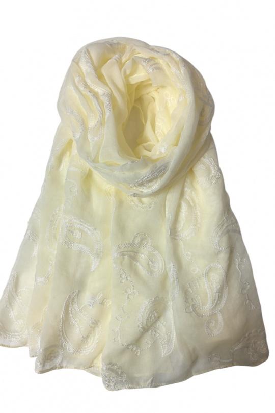 Écharpes Accessoires Jaune clair VS PLUS RS65822 Efashion Paris