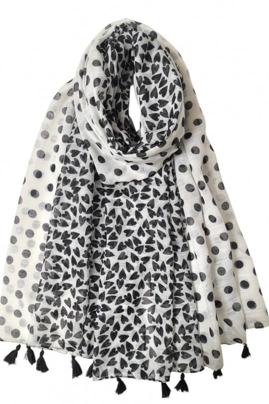 Scarves Accessories Light red VS PLUS RS61227 Efashion Paris