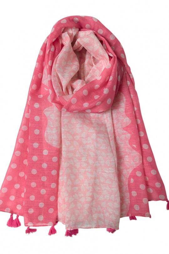 Scarves Accessories Light red VS PLUS RS61227 Efashion Paris