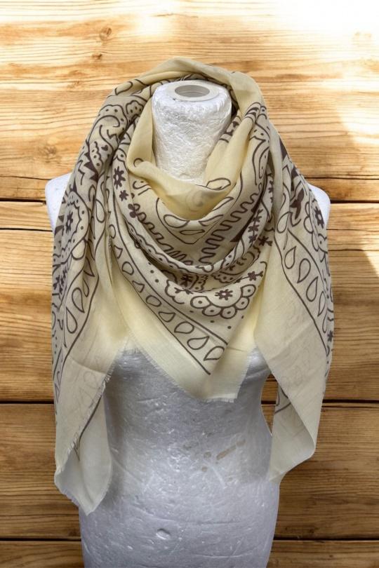 Foulards Accessoires Blanc/Bleu VS PLUS LS62456 Efashion Paris