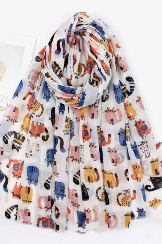 Écharpes Accessoires Multicolore VS PLUS JQ56205 Efashion Paris