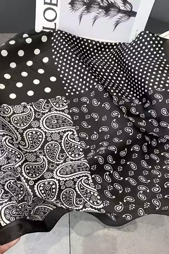 Foulards Accessoires Noir VS PLUS TS6213 Efashion Paris