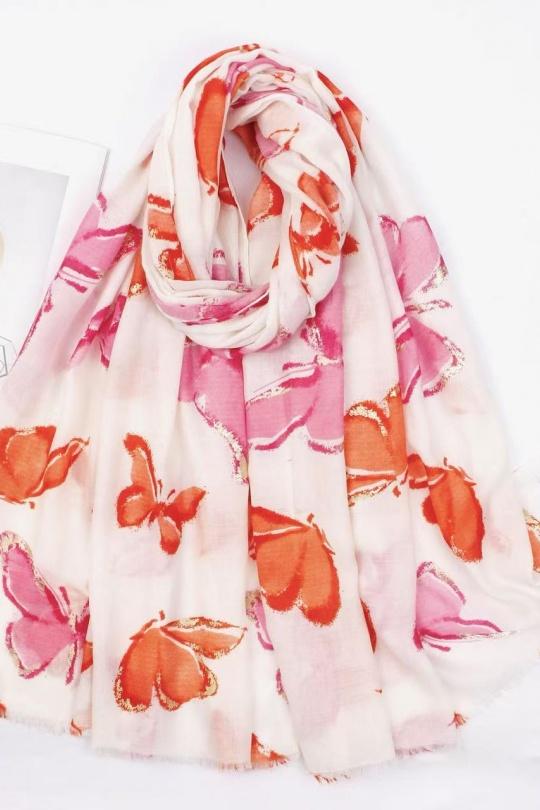 Écharpes Accessoires Gris clair VS PLUS JQ66206 Efashion Paris