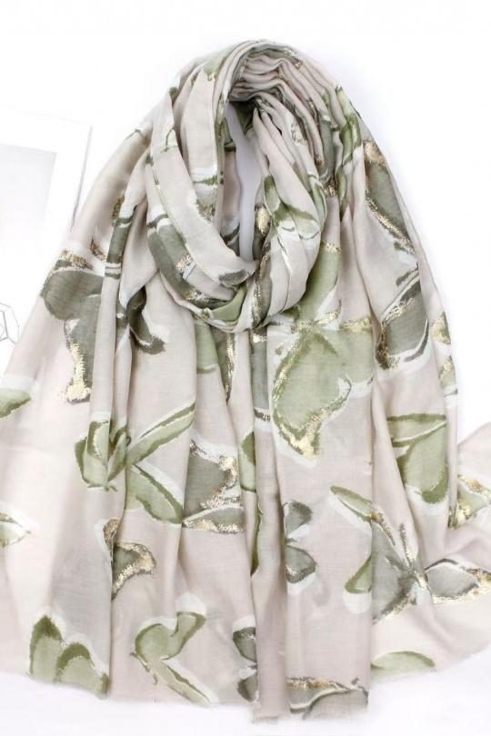 Écharpes Accessoires Gris clair VS PLUS JQ66206 Efashion Paris