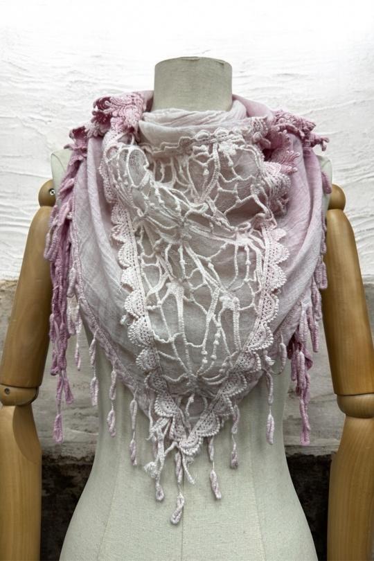 Foulards Accessoires Rose VS PLUS FZY214 Efashion Paris