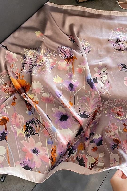 Foulards Accessoires Rose VS PLUS TS0371 Efashion Paris