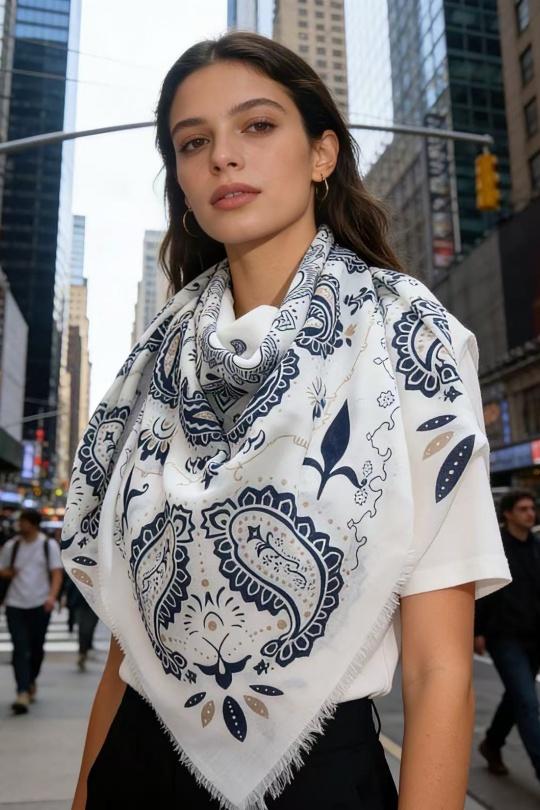 Foulards Accessoires Jaune clair VS PLUS LS612659 Efashion Paris