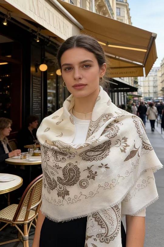 Foulards Accessoires Jaune clair VS PLUS LS612659 Efashion Paris